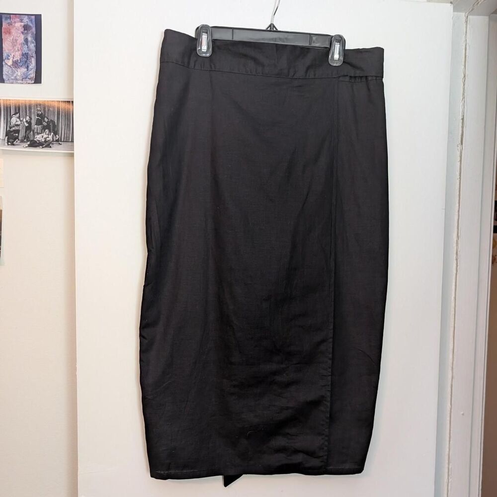 Never Fully Dressed Women's Black Wrap Skirt